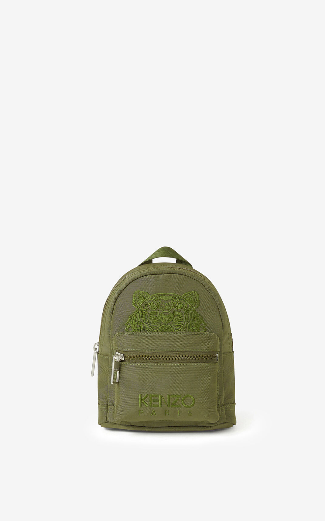 Kenzo Mini canvas Kampus Tiger Moška Nahrbtnik Olive SI-6207385